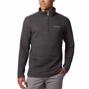 Grey COLUMBIA Men's Great Hart Mountain III Half Zip Medium
